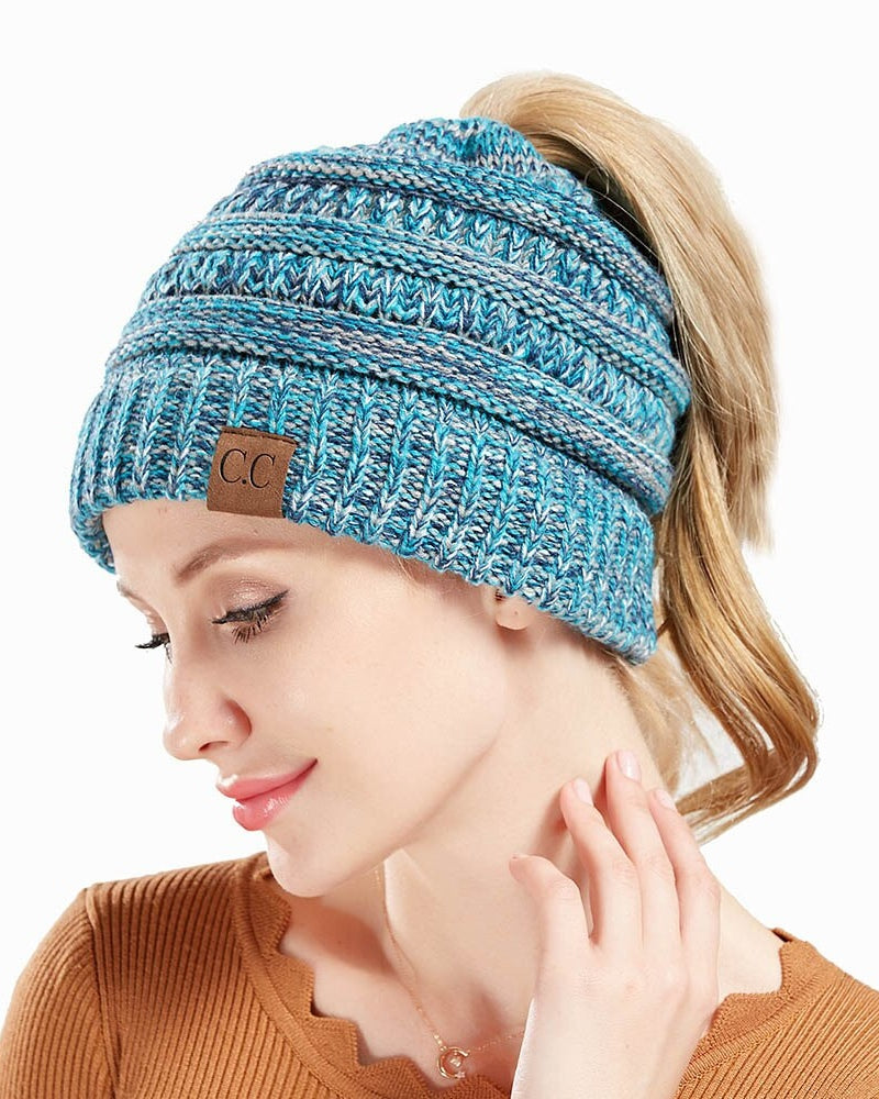 olivia ponytail beanie